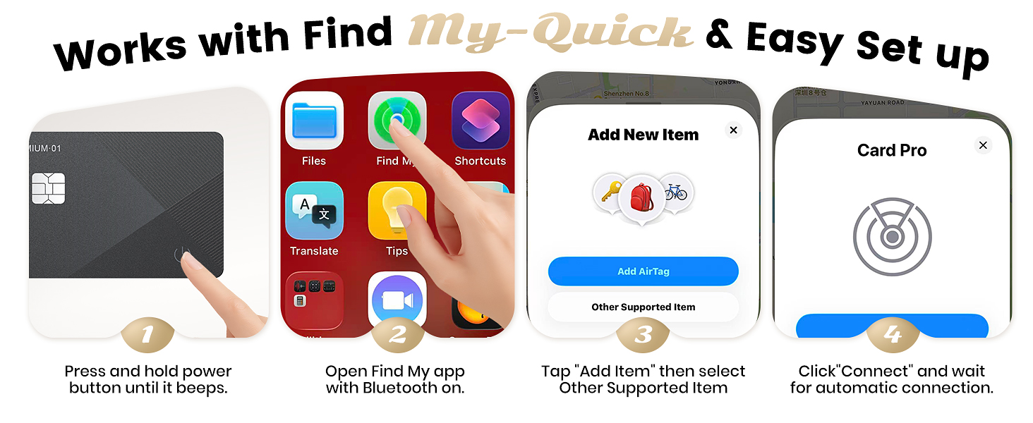 how to use tracking card