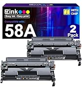 E-Z Ink 58A Toner Cartridge Black Compatible Replacement for HP 58A 58X CF258A CF258X Toner to us...