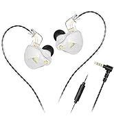 Yeabomy Wired Gaming Earbuds, QKZ AK6 PRO in Ear Monitors, Deep Bass Sound Wired Earbuds, HiFi in...