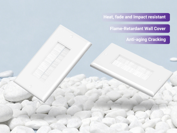 VCE Brush wall plate wall cable pass through