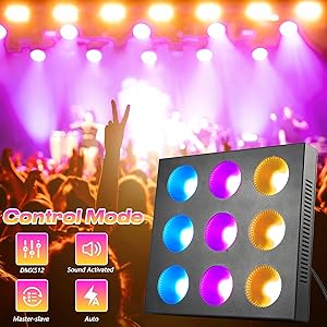 Wash stage light bar