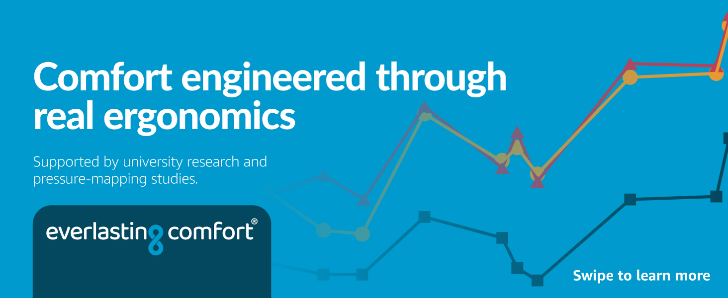 Comfort engineered through real ergonomics
