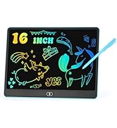 LCD Writing Tablet, 16 Inch Colorful Doodle Board Drawing Tablets for Kids, Toddler Educational L...