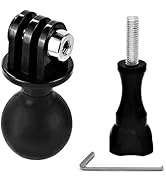 Ball Mount Adapter for Gopro Hero Series/Yi/Coyote/AKASO/SJCAM Sports Camera, Compatible with RAM...