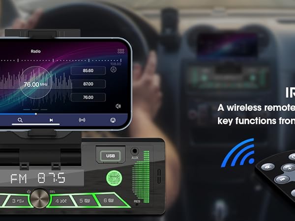 car stereo with bluetooth