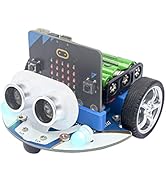 ELECFREAKS microbit Mini Cutebot Kit Compatible with BBC Micro:bit V2 and V1, DIY Programmable Ro...