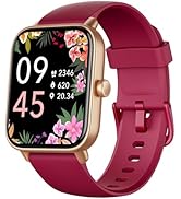 Fitpolo Smart Watch for Women,1.8” Touchscreen, Bluetooth Call, Alexa Built-in,24/7 Heart Rate, S...