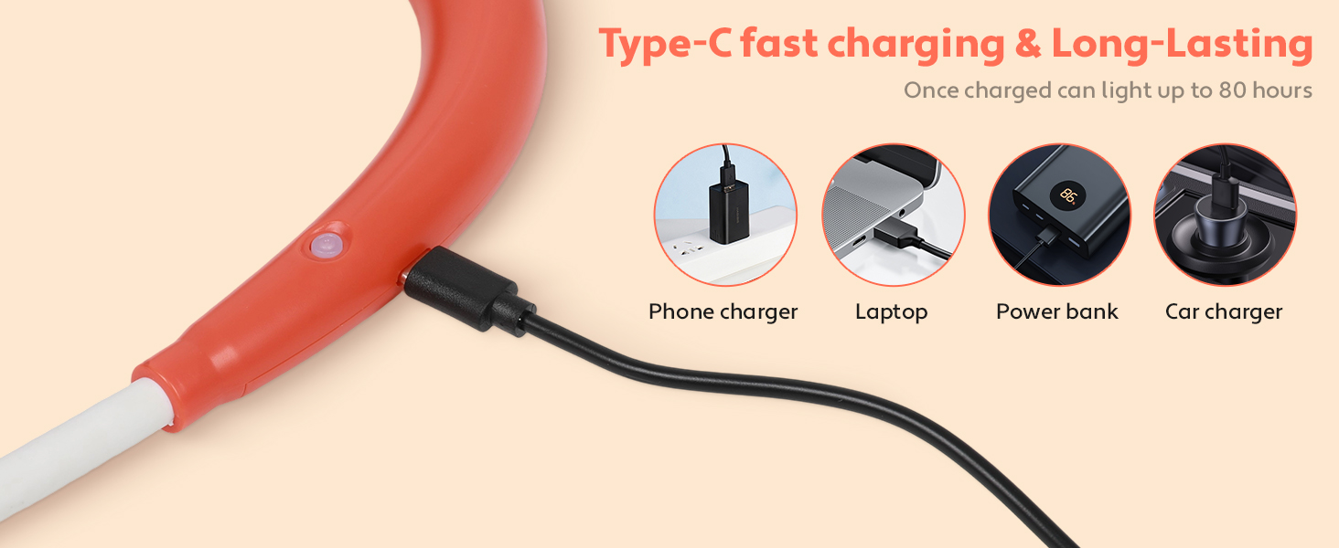 rechargeable neck lamp