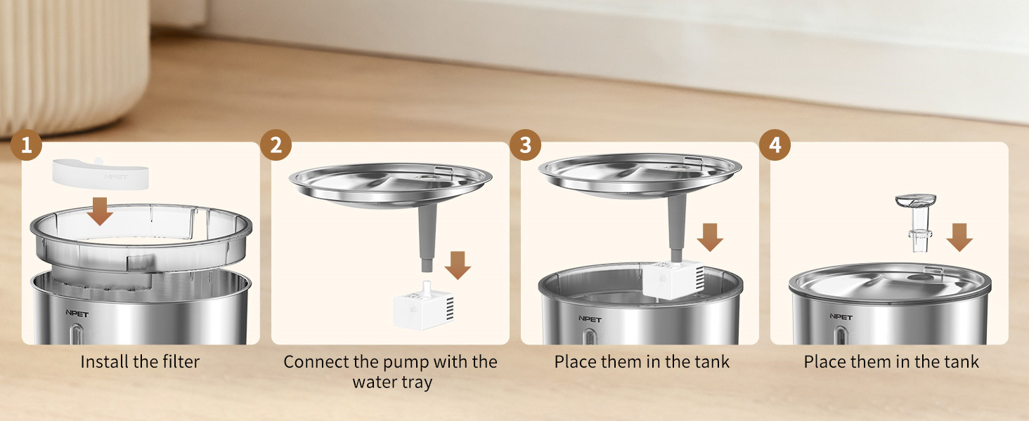 npet cat drinking fountain