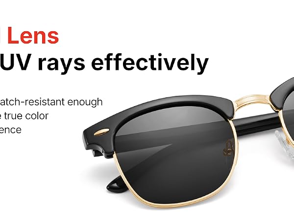Pro Acme Semi-Rimless Polarized Sunglasses