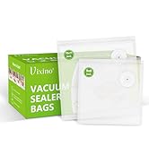 Vixino Vacuum Sealer Bags, 40 Reusable Vacuum Sealer Bags for Food, BPA-Free, Meal Prep and Sous ...