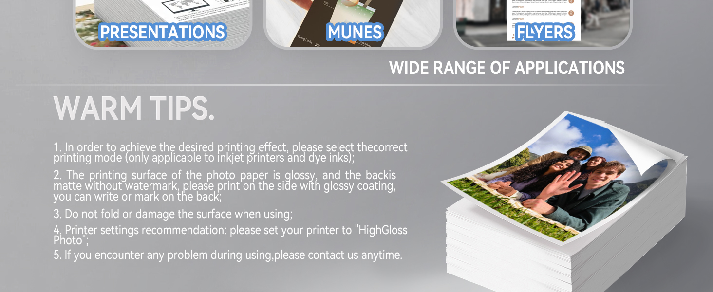 Thin Gloosy Photo Paper