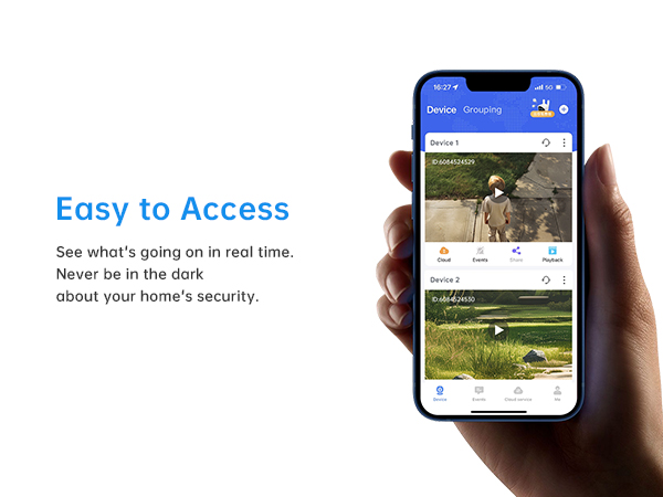 Light bulb camera with phone app eseecloud
