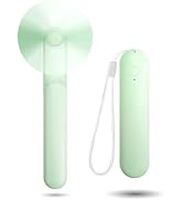 Nezylaf Handheld Mini Fan,3 IN 1 Portable Small Foldable fan,Rechargeable Personal Fan with Powe ...