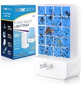 Unique Double-Sided Fruit Fly Traps for Indoors, Plug-in UV Indoor Fly Trap | Gnat Killer Bug Cat...