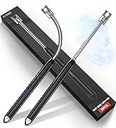 KTEBO Rechargeable Electric Lighter Pack, USB Long Lighter Use Plasma Arc to Light Candle, Windpr...