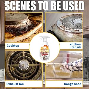 Clean Up Kitchen Oil Stains Spray,