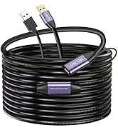 LDKCOK USB 2.0 Type A Male to A Female Active Repeater Extension Cable 50ft, High Speed 480 Mbps