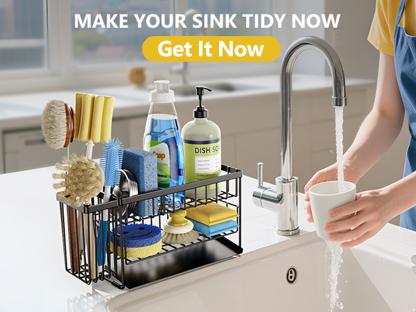 Sink accessories organizer
