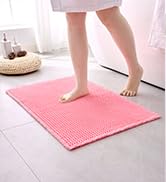 Disolla Waffle Bath Mat, Non Slip Absorbent Small Bathroom Rug, Machine Washable Quick Dry Ultra ...