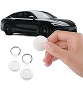 2 Pack GPS Tracker and 2 Keychains for Vehicles Work with Find My (iOS Only) Real Time Hidden Min...