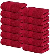 Infinitee Xclusives Luxury Wash Cloths for Showering [13x13] – 100% Cotton Washcloths [Pack of 12...