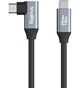 SMALLRIG USB C to USB C Data Cable 1.15ft/ 35cm/ 13.8" (Straight to Angled), Type C 3.2 Gen 2x2 C...