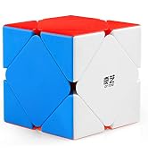 D-FantiX QYTOYS Qicheng Skewb Cube Skewb Speed Cube Stickerless Magic Cube Puzzle Toys for Kids A...