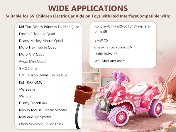 6v battery charger for ride on toys