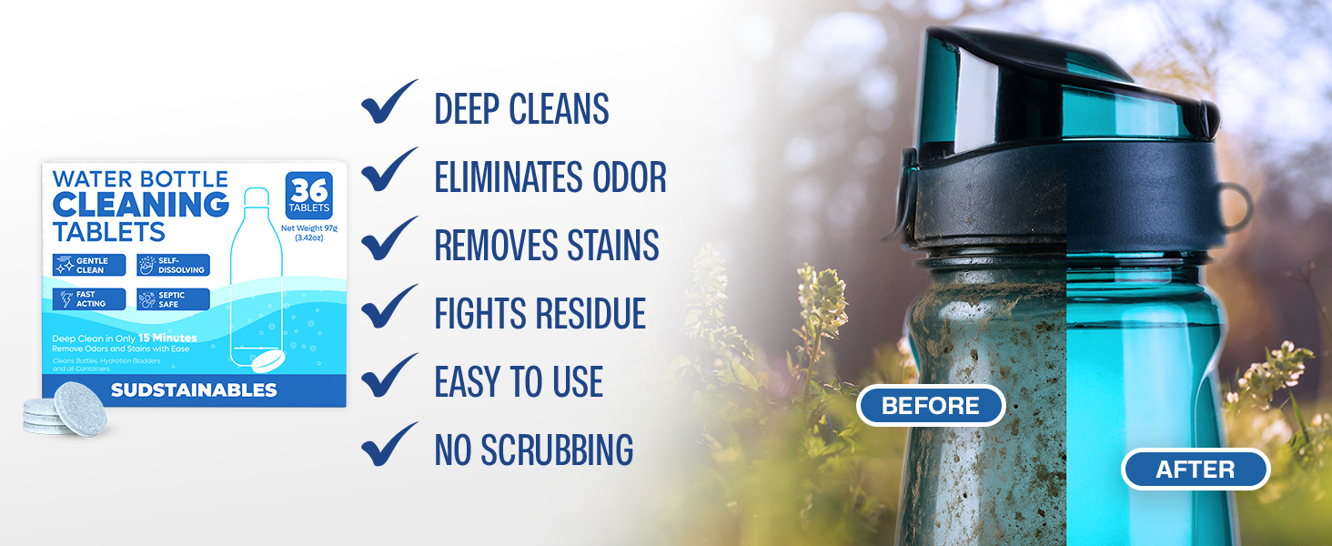 bottle cleaning tablets
