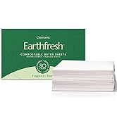 Cleanomic Earthfresh - Dryer Sheets, Fragrance Free Fabric Softener Sheets, Post Laundry Sheets, ...