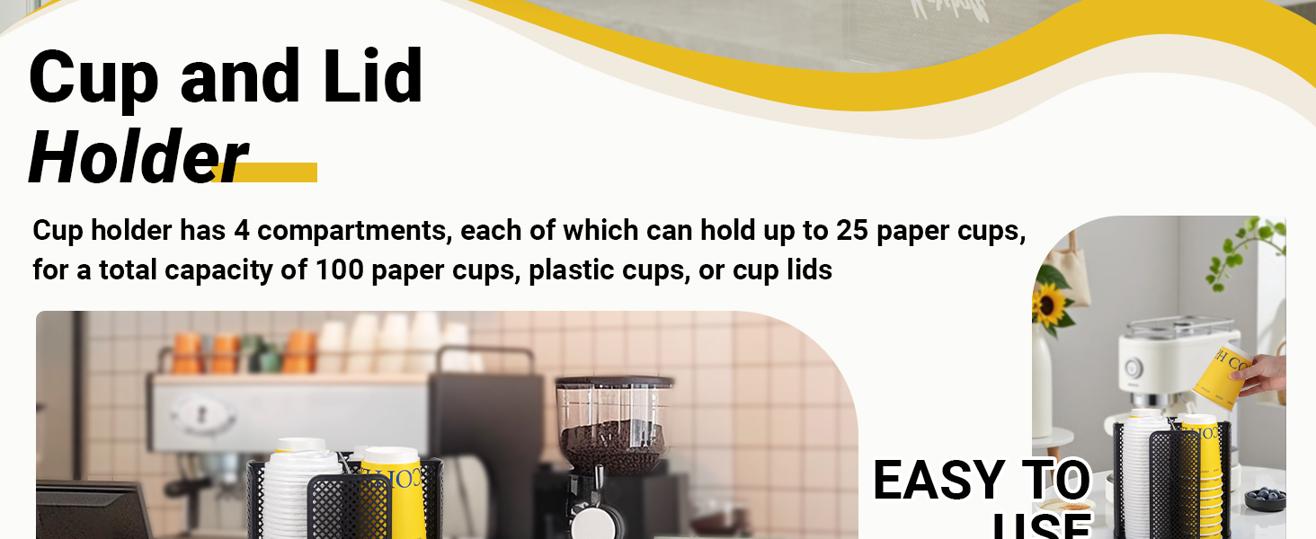 Rotating Paper Cup Holder