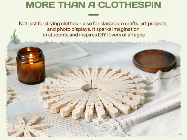 wooden clothespins