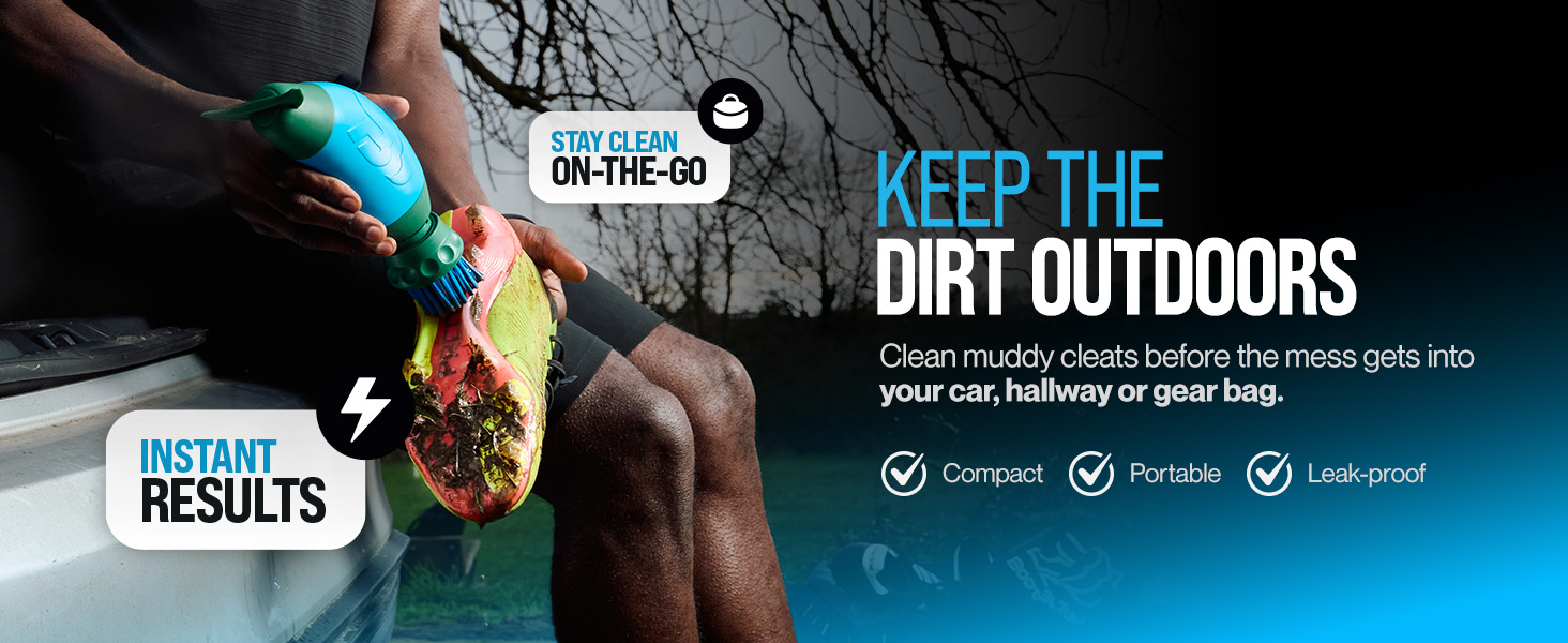 Keep the dirt outdoors