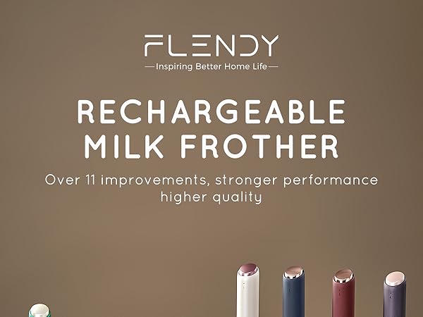 Flendy Rechargeable Milk Frother Handheld