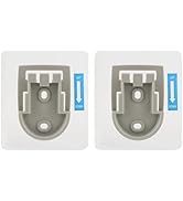 Hibbent 2 PCS Wall Mounted Replacement Sticky Pads, Adhesive Replacement for Bathroom Shower Head...