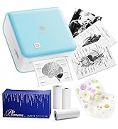 Phomemo Mini Printer Sticker Maker - Mini Sticker Printer P2S, Print Pod Pocket Machine Bluetooth...