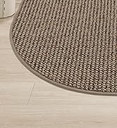 BEQHAUSE Dirt Trapper Door Mat 17" x 30" Half Circle Non Slip Washable Doormats Entrance Rugs Abs...
