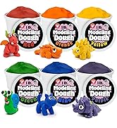 Hygloss Products Dough, Safe &amp; Non-Toxic Modelling Dough for Arts &amp; Crafts, Learn, Unscented, 1lb...