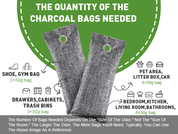Bamboo charcoal bag