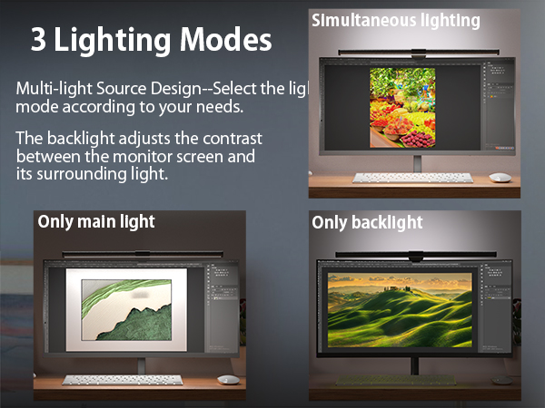 Monitor Light Bar with Remote Control