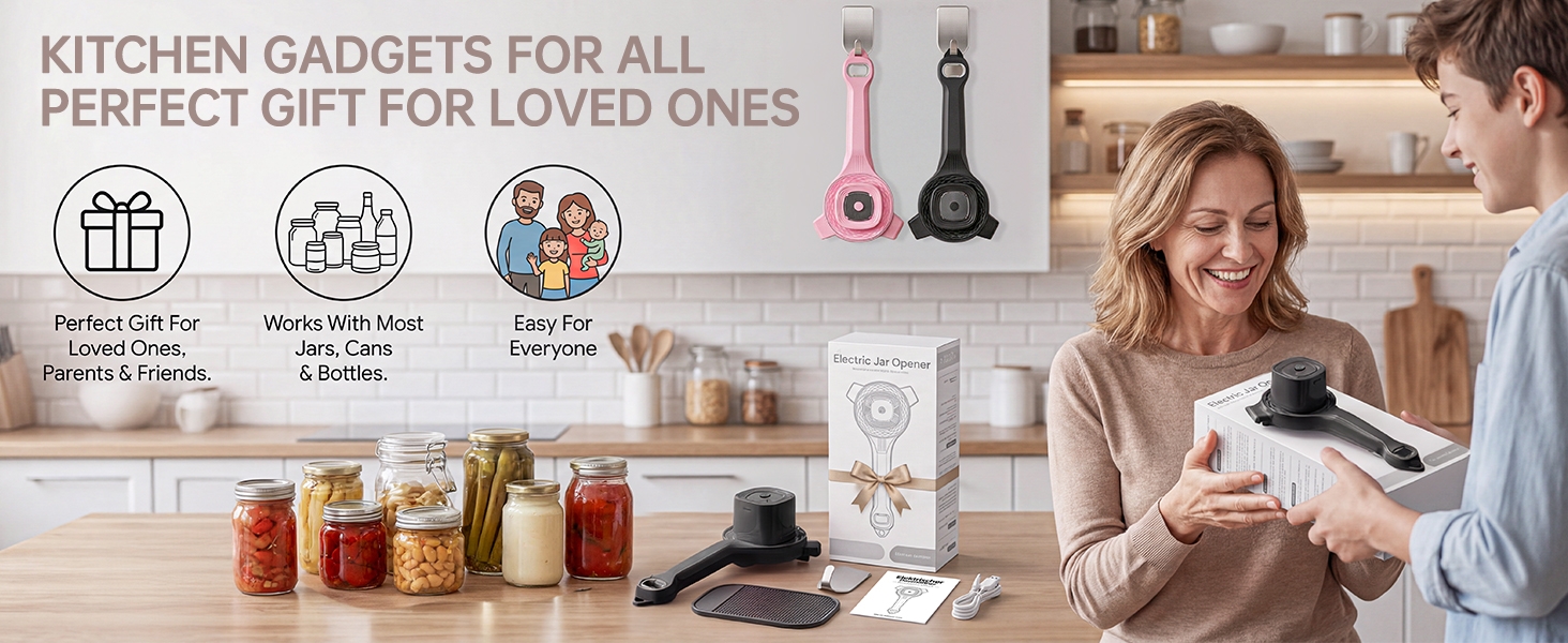 Electric Auto-adjust Jar Opener