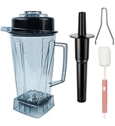 2025 Upgrade For Vitamix Blender Pitcher 64oz with Tamper, Seamless-Mold Replacement Parts for Vi...
