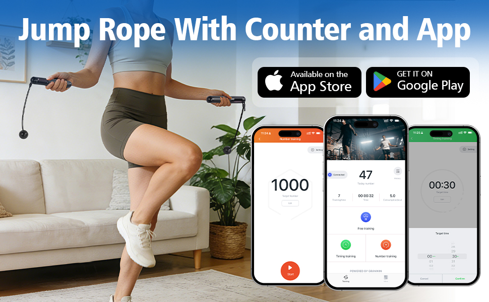 Jump Rope With Counter and App