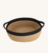 Goodpick Small Woven Basket, Decorative Basket for Home Decor, Small Woven Baskets with Handles f...