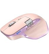 TECKNET Wireless Mouse, Bluetooth Mouse (BT5.3/5.0 &amp; 2.4G) Rechargeable Ergonomic Optical Mouse w...