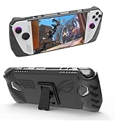 JDDWIN Protective Case for ASUS Rog Ally 2023, Rog Ally TPU Case with Kickstand for ROG Ally Gami...