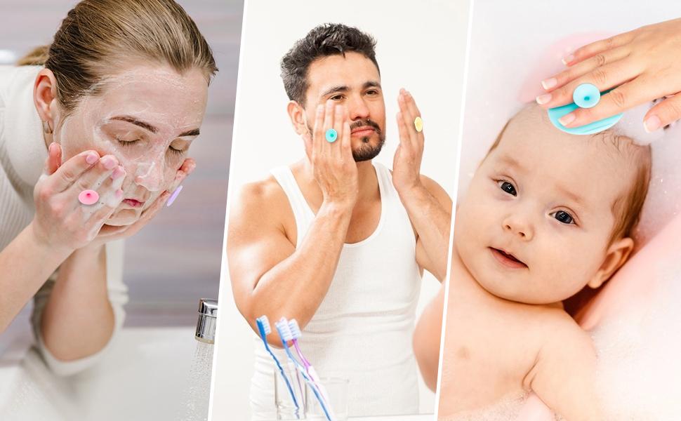 Multifunctional Silicone Face Scrubber