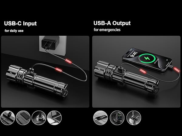 flashlight rechargeable