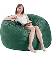 ILPEOD Bean Bag Chairs for Adults - Memory Foam Furniture BeanBag Chair - Kids/Teens Sofa with So...